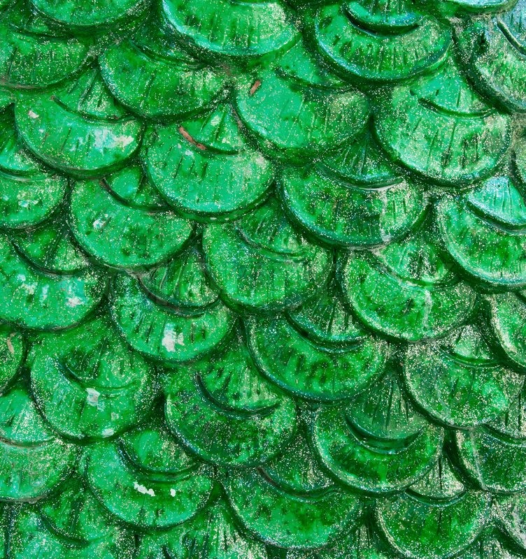 Dragon scales on statue Stock image Colourbox