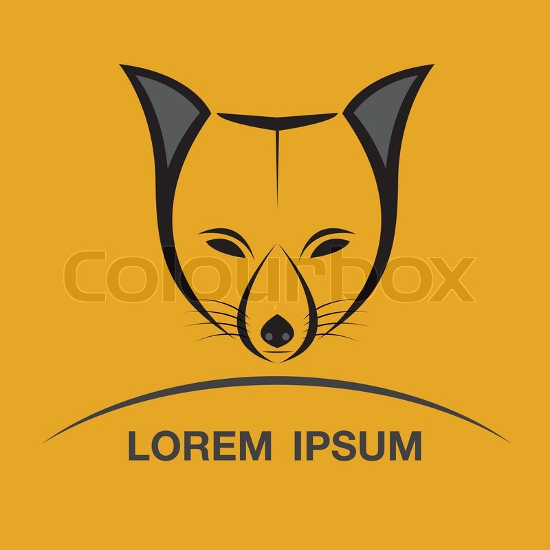 Vector image of an fox | Stock vector | Colourbox