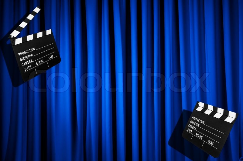 Filmscharnierventilvorstand gegen Stock Bild Colourbox