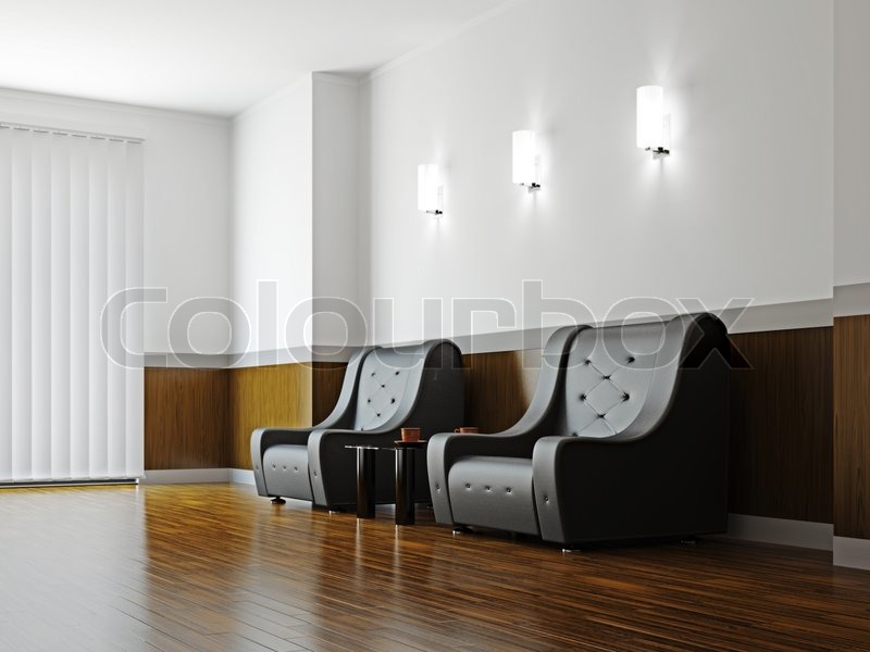 Ein Wohnzimmer mit Sessel | Stock Bild | Colourbox