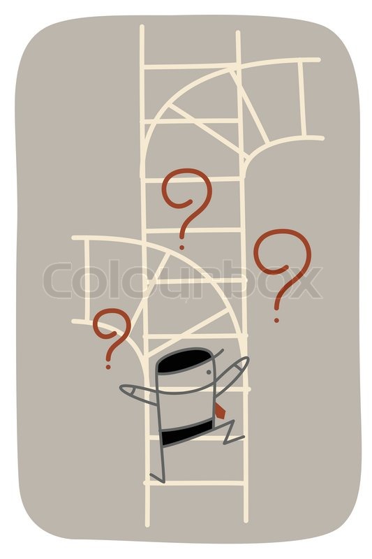 Confused man | Stock vector | Colourbox