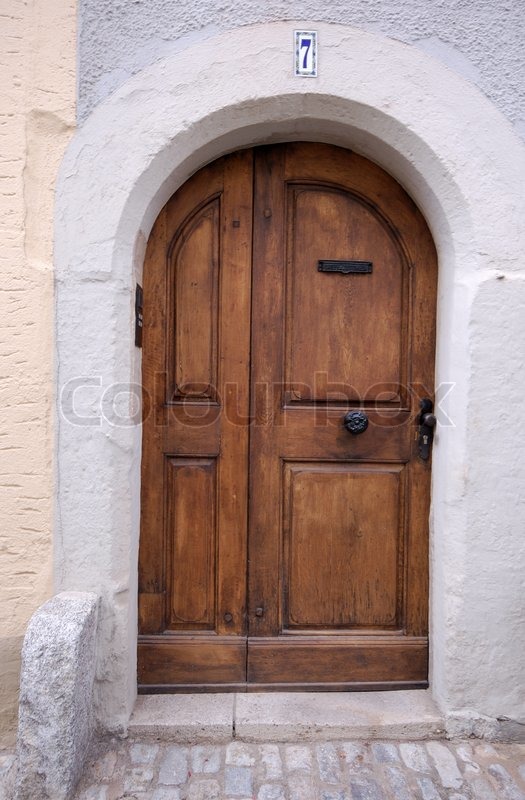 Holztür | Stock Bild | Colourbox