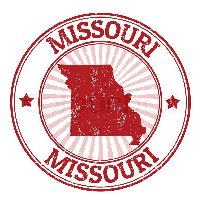 Missouri stamp Stock Vector Colourbox