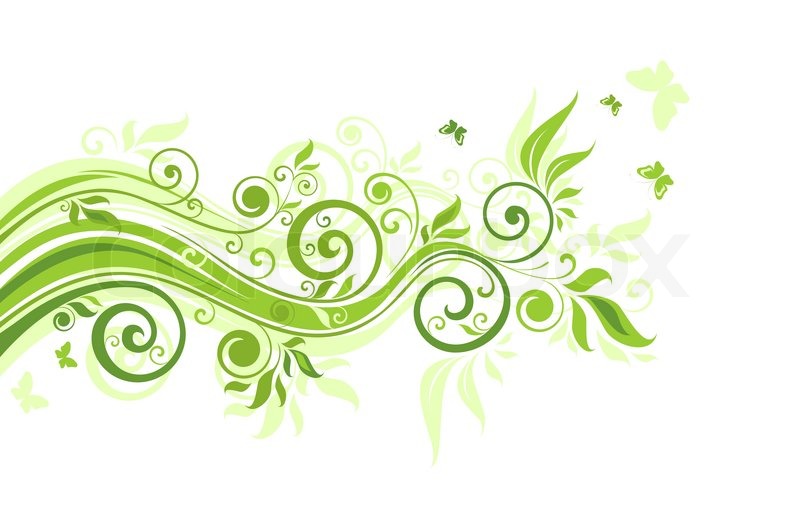 green border