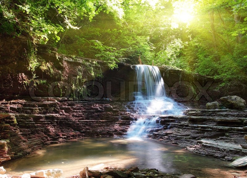 Wasserfall | Stock Bild | Colourbox