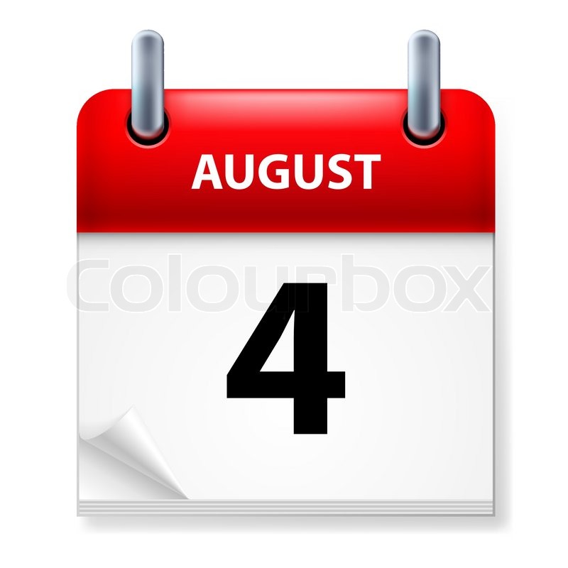 fourth-in-august-calendar-icon-on-stock-vector-colourbox