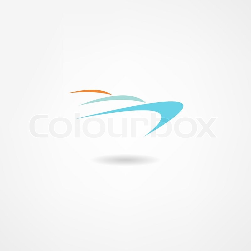 Yacht icon | Stock-Vektor | Colourbox