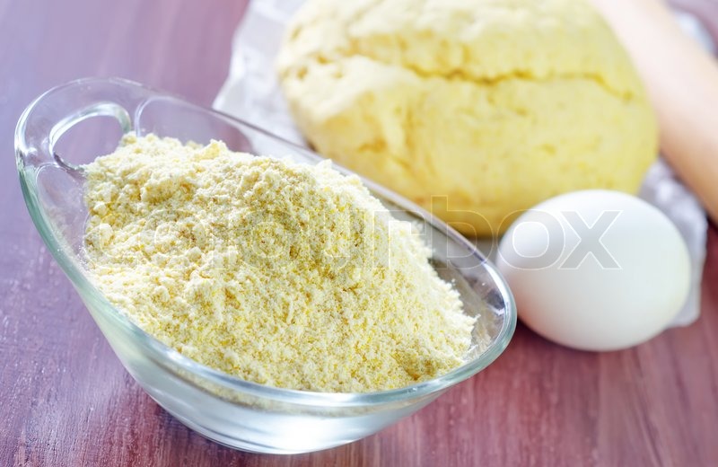 Mehl und Eiern Stock Bild Colourbox