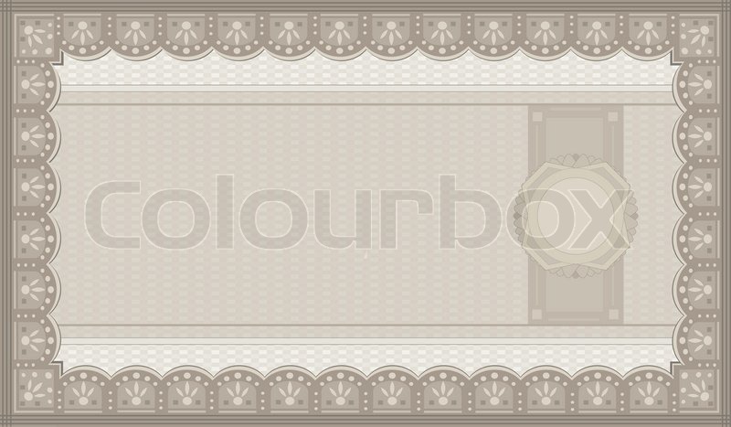raster voucher coupon paper blank template stock photo colourbox