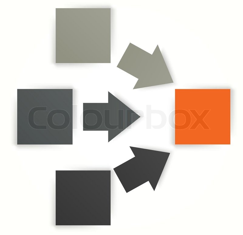 Design- Vorlage mit Quadraten | Stock-Vektor | Colourbox