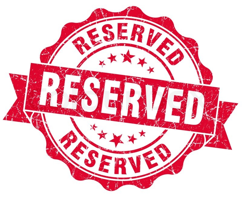 reserved red grunge stamp stock photo colourbox reserved symbol