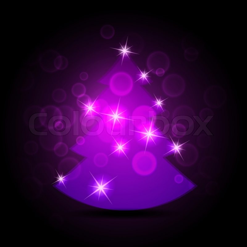 abstract purple christmas tree vektorgrafik colourbox purple christmas images