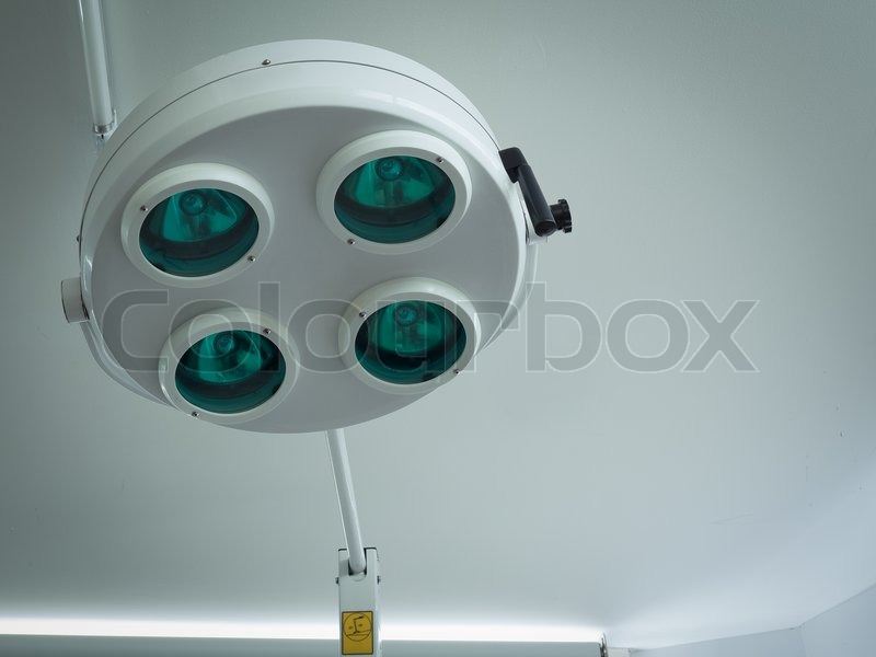 Kirurgisk lys eller medicinsk lampe i ... | Stock foto | Colourbox