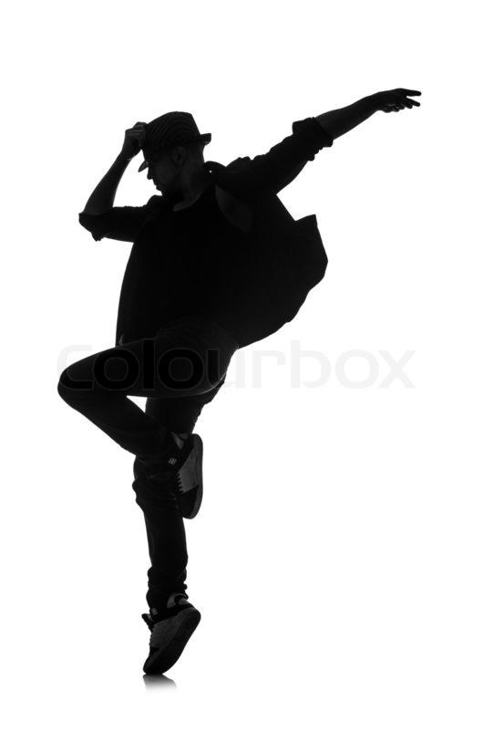 jazz dancers silhouette