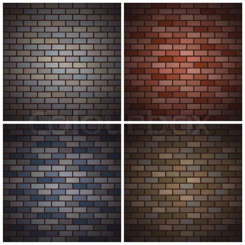 Ziegelwände | Stock-Vektor | Colourbox