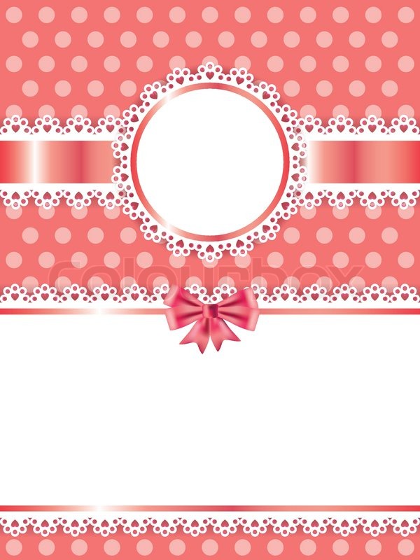 pink baby background vector