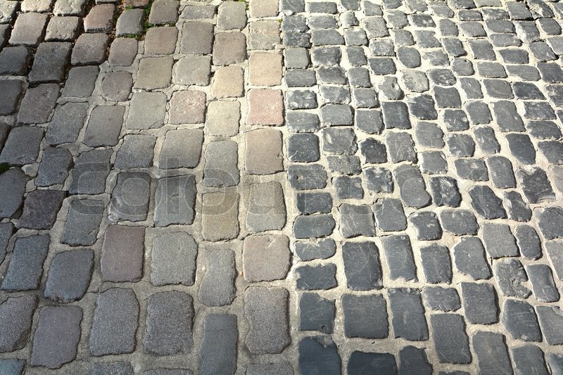 Eine Straße mit Kopfsteinpflaster | Stock Bild | Colourbox