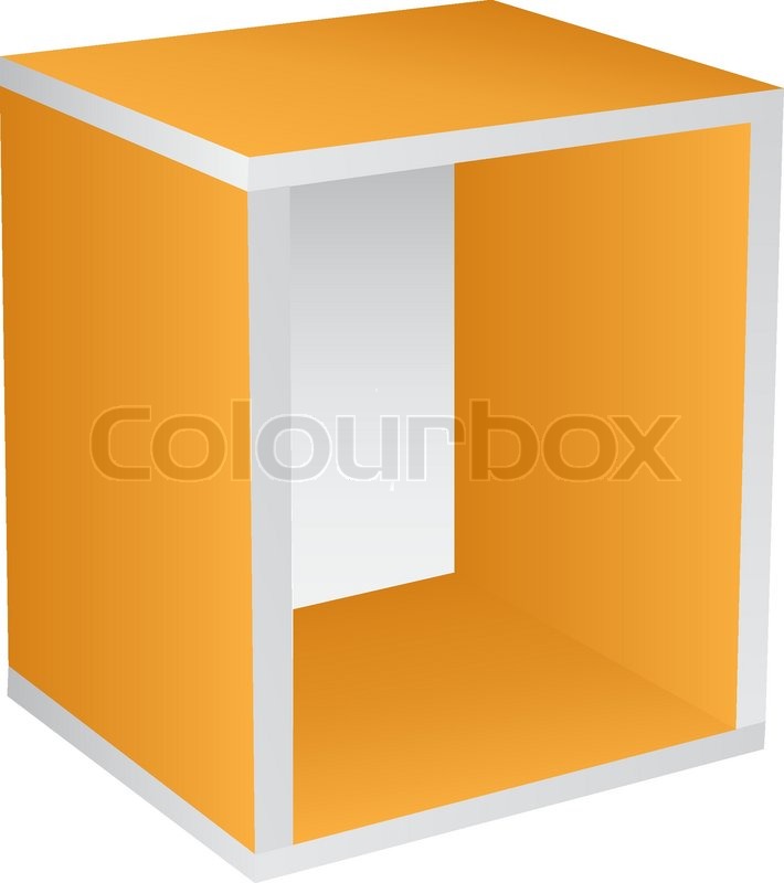 Base section of prefabricated storage. ... | Stock vector | Colourbox
