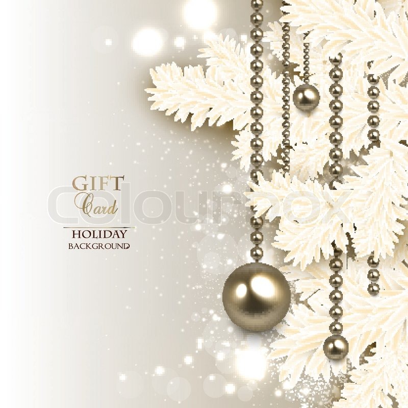 elegant christmas background with golden garland vector illustration stock vector colourbox - Elegant Christmas elegant christmas background with golden garland vector illustration stock vector colourbox - Elegant Christmas