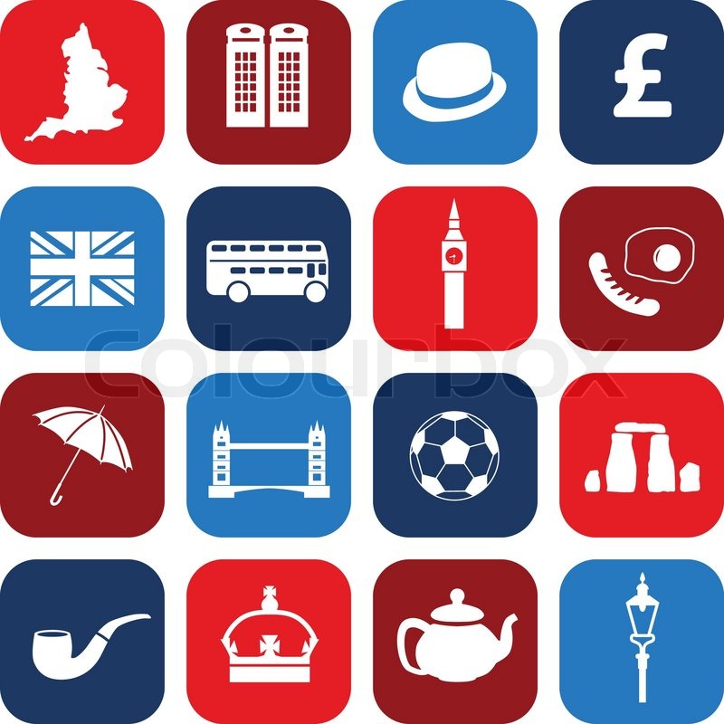 England-Symbole | Stock-Vektor | Colourbox