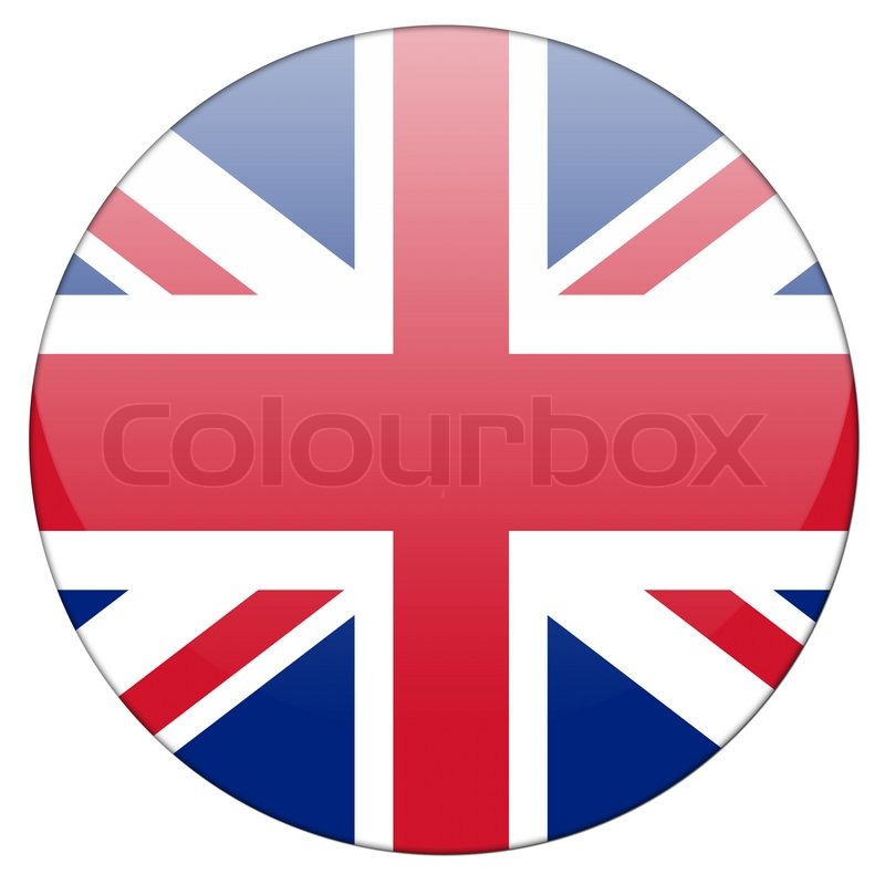 Die britische Flagge in Form eines | Stock Bild | Colourbox