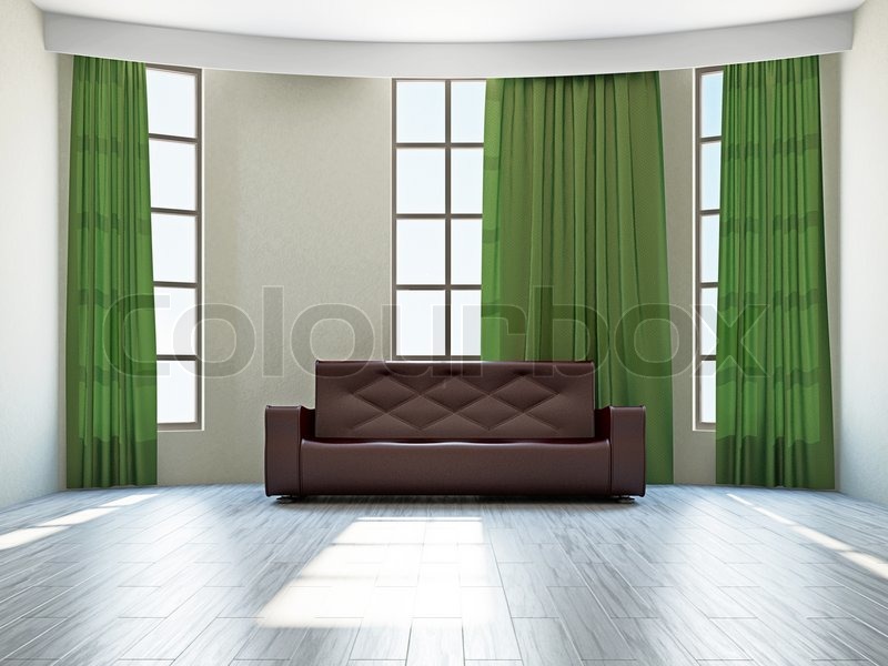 Wohnzimmer mit Sofa | Stock Bild | Colourbox