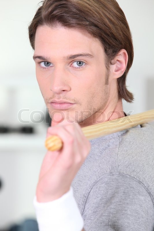 Handsome Blue Eyed Young Man Doing Stock Image Colourbox