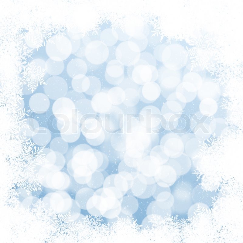 Abstract Blue And White Christmas Stock Image Colourbox