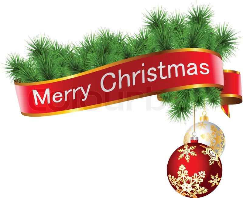 illustration of christmas decorations with ribbon and toys isolated on white background vector stock vector colourbox - Christmas Ribbon Decorations illustration of christmas decorations with ribbon and toys isolated on white background vector stock vector colourbox - Christmas Ribbon Decorations