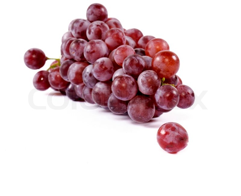 Grappe isoliert Stock Bild Colourbox