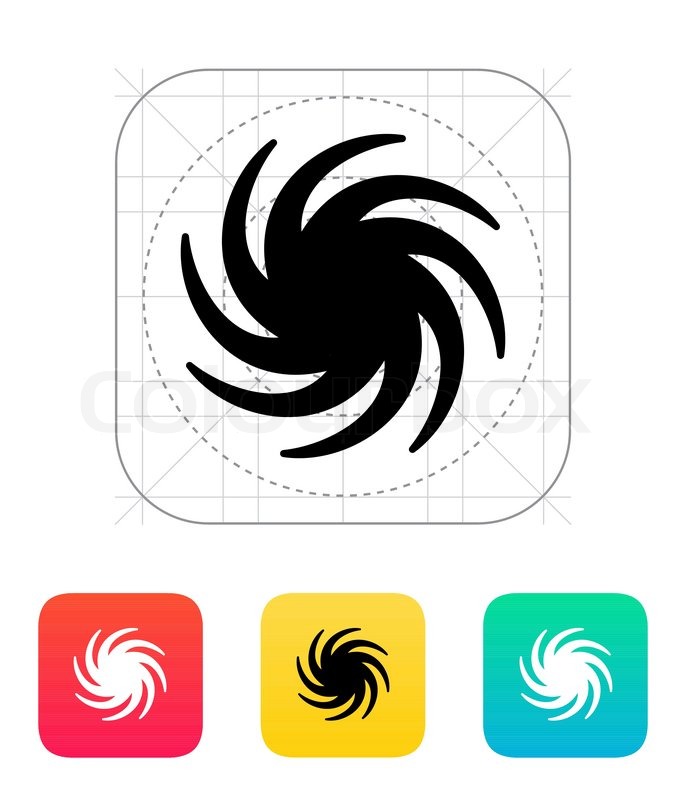 Hurricane weather icon. Vector | Stock Vector | Colourbox