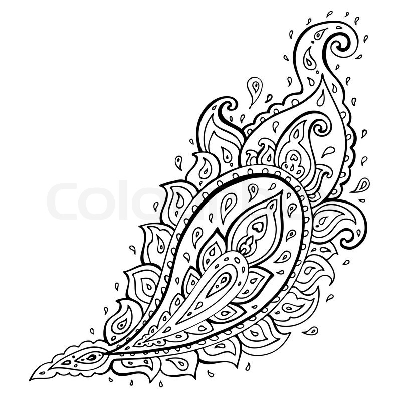 paisley vector