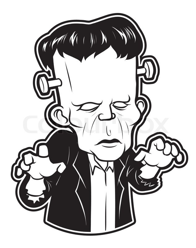 Illustration of frankenstein | Stock vector | Colourbox