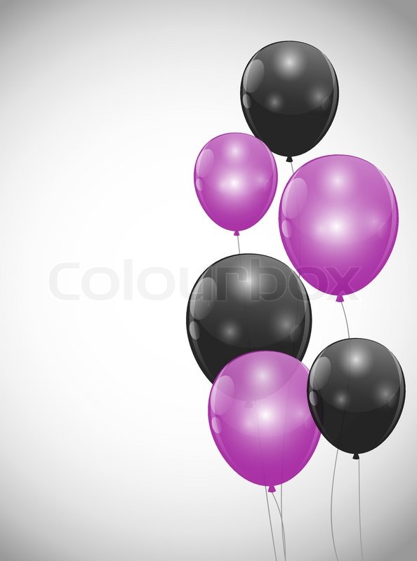 Ballon, festligt, art | stock vektor | Colourbox