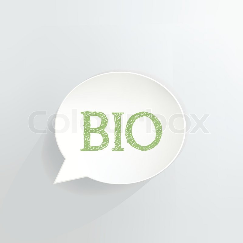 Bio | Stock-Vektor | Colourbox