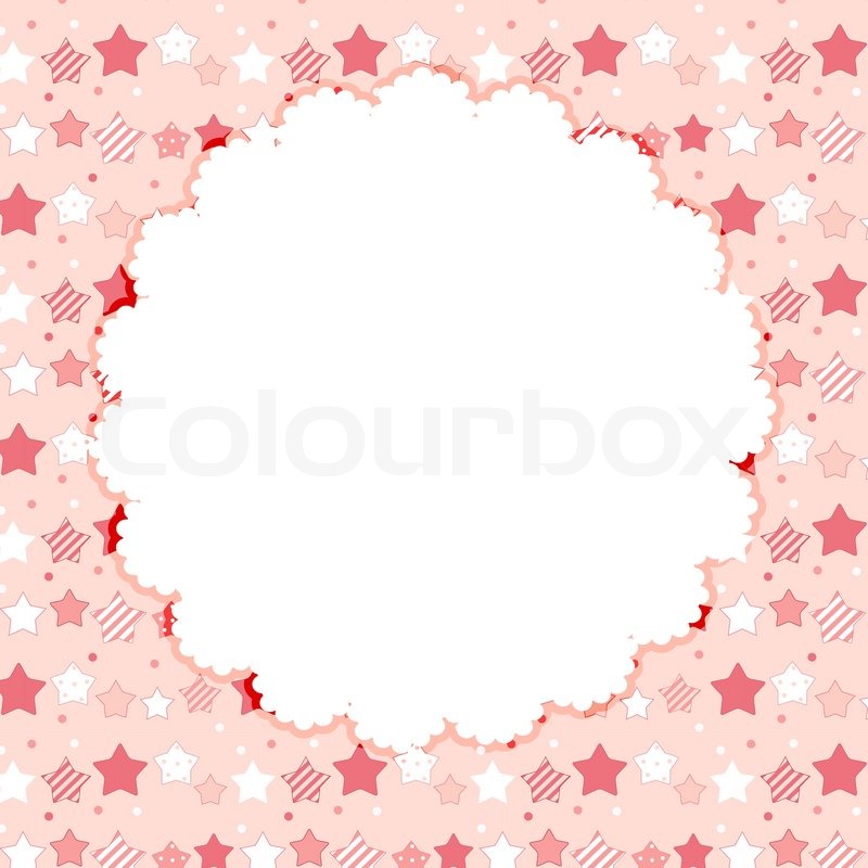 cute frame vector illustration