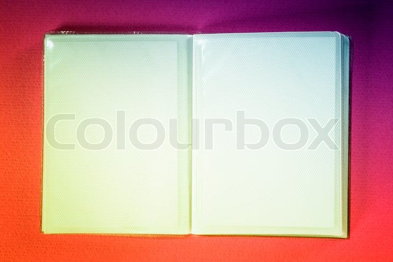 Photo Album with copy space. Great Stock image Colourbox