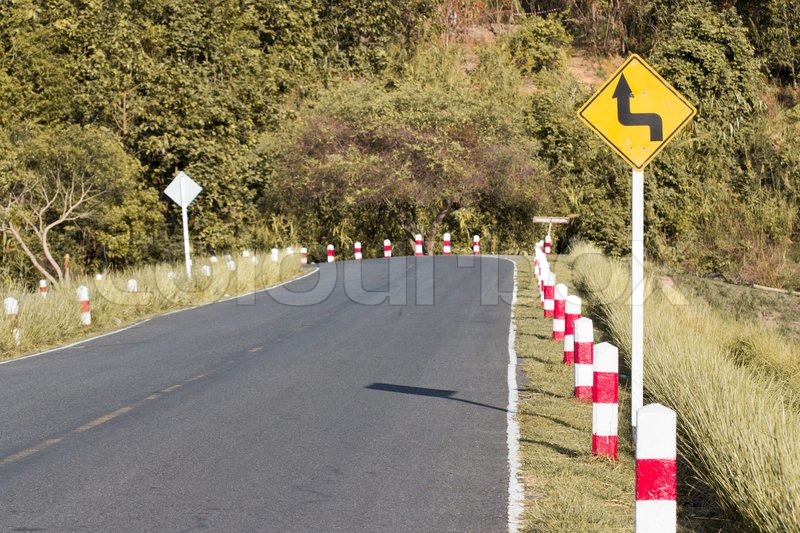 Sharp Activity Road Road On A Sharp Turns