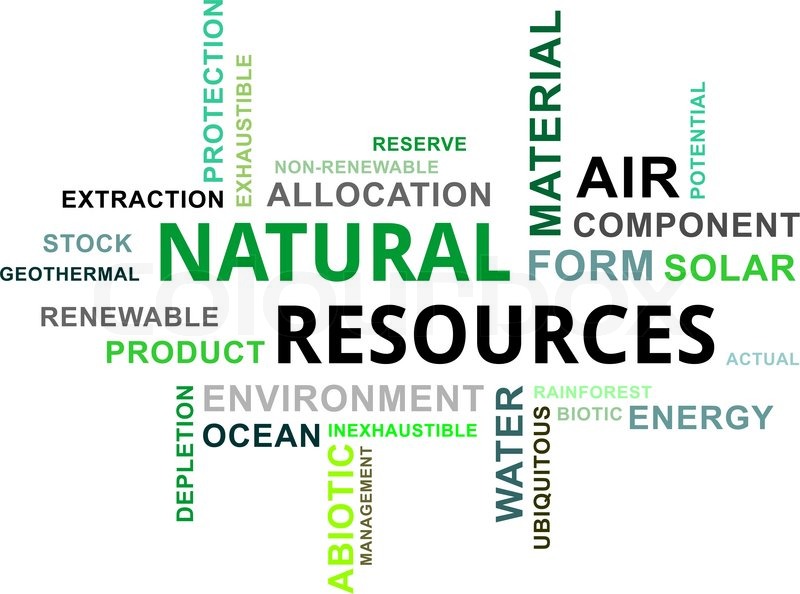 a-word-cloud-of-natural-resources-stock-vector-colourbox