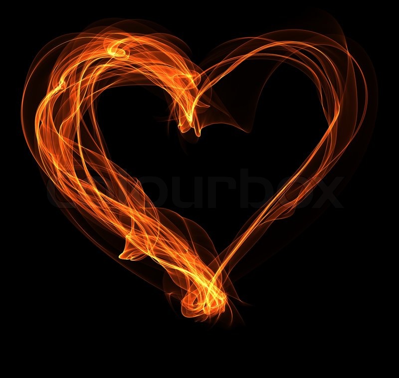 ornate fire heart illustration stock photo colourbox ornate fire heart illustration stock photo colourbox