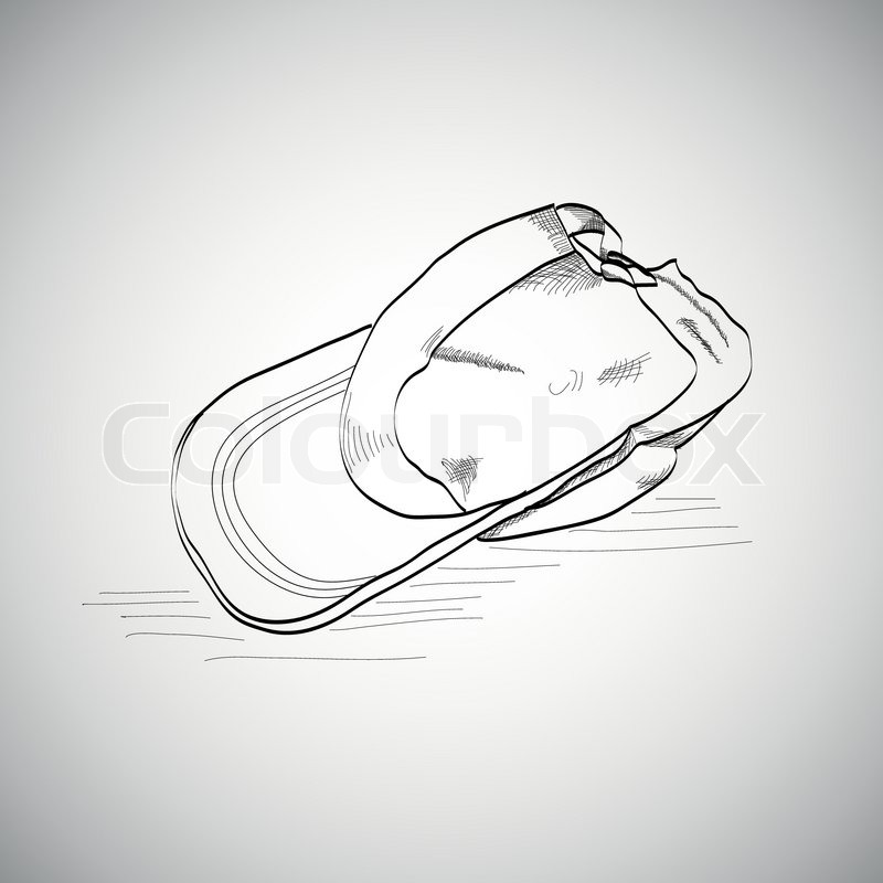 baseball cap sketch