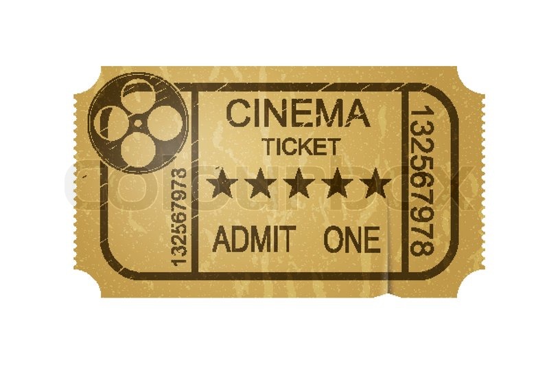 Old Fashioned Movie Tickets French Old Fashioned Movie Tickets French