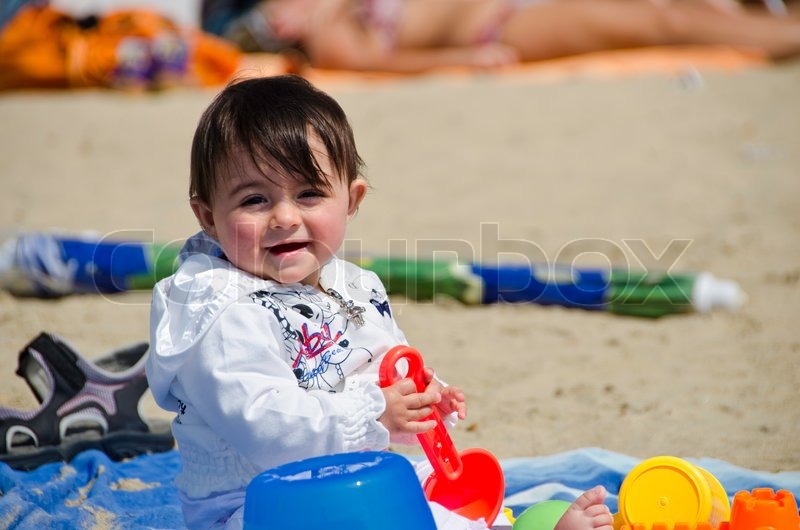 baby girl beach towel