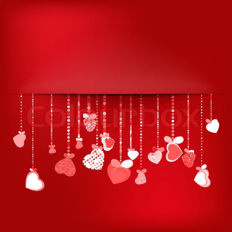 Valentines Day Background EPS 10 Vector File Included Stock