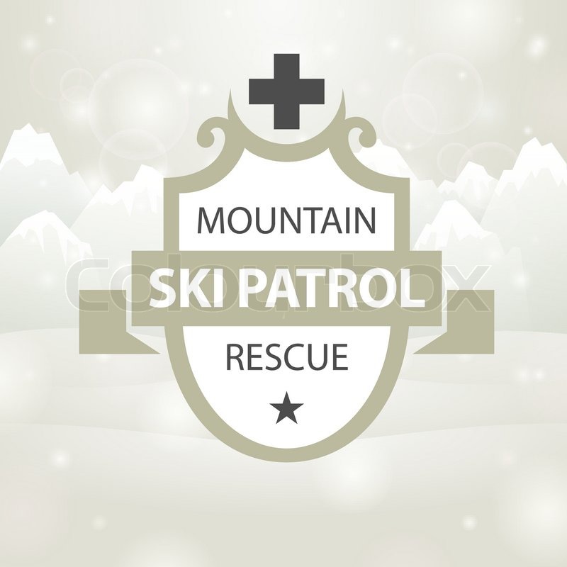 thumbnail interactive-video image 1 of 2 Ski Patrol Mountain Rescue Oval Stickers – Free Shipping 1 of 5