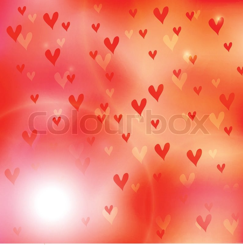 Beautiful valentine's day background pictures Vector valentine day wallpaper for | Stock vector | Colourbox