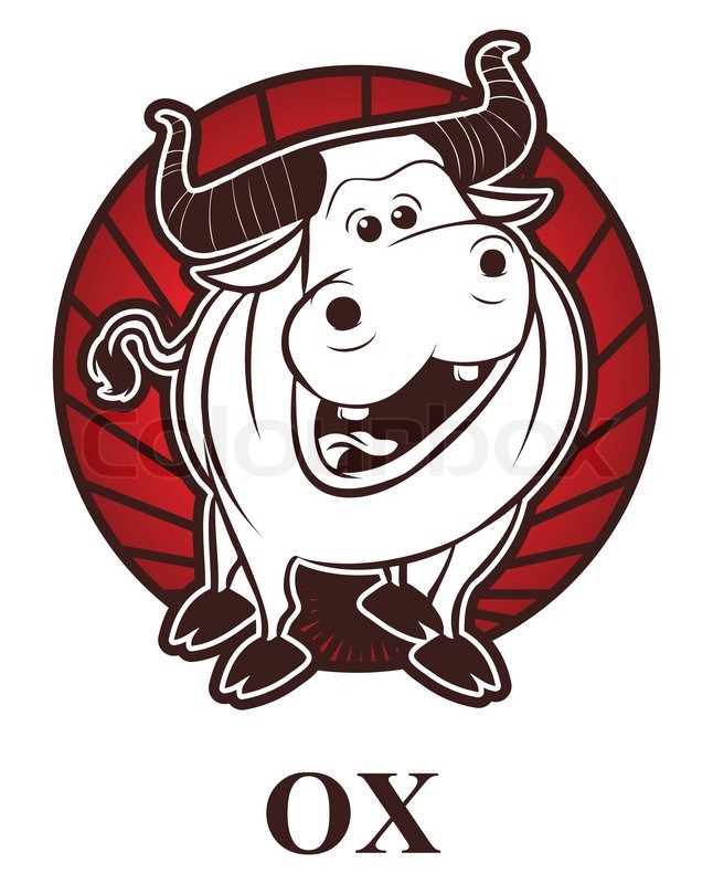Ox zodiac Stock vector Colourbox
