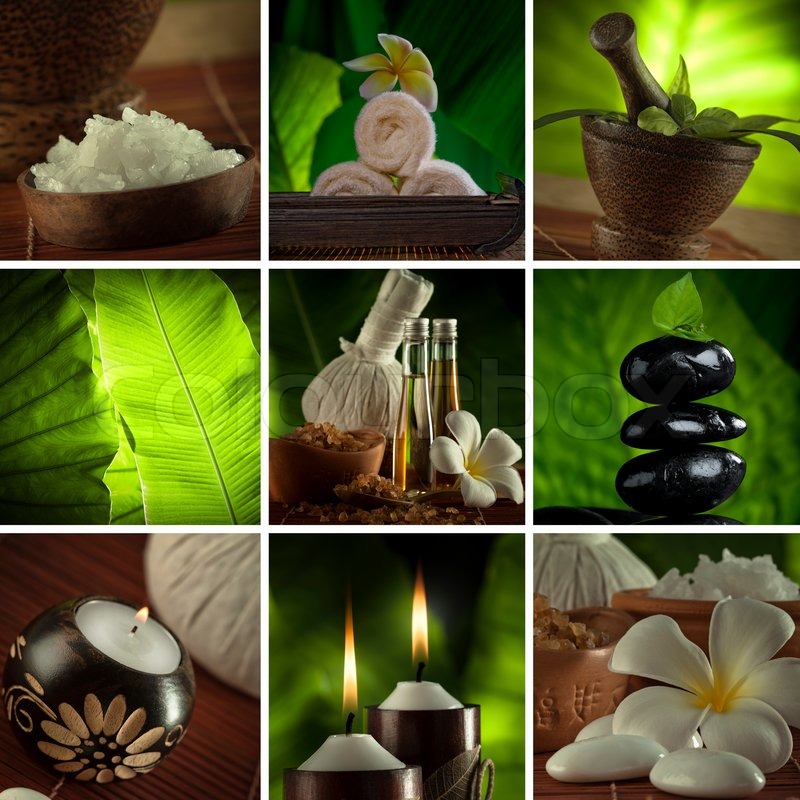 Spa Thema Mischung Stock Bild Colourbox
