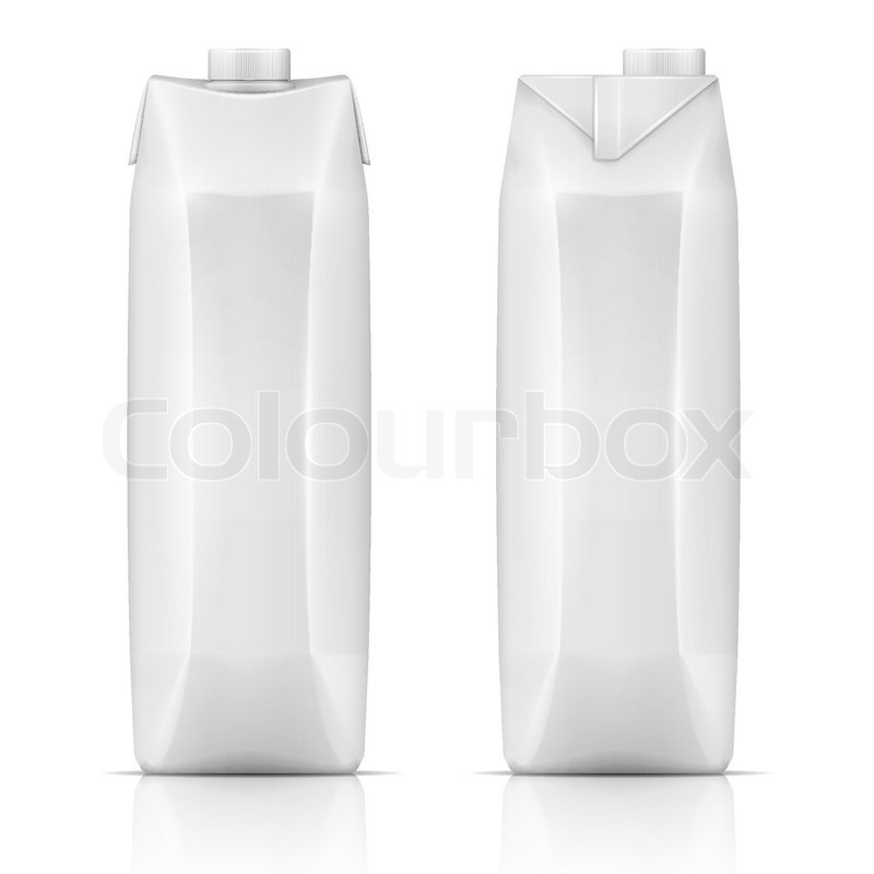 pack tetra milk with White beverage: pack juice, tetra for carton milk template