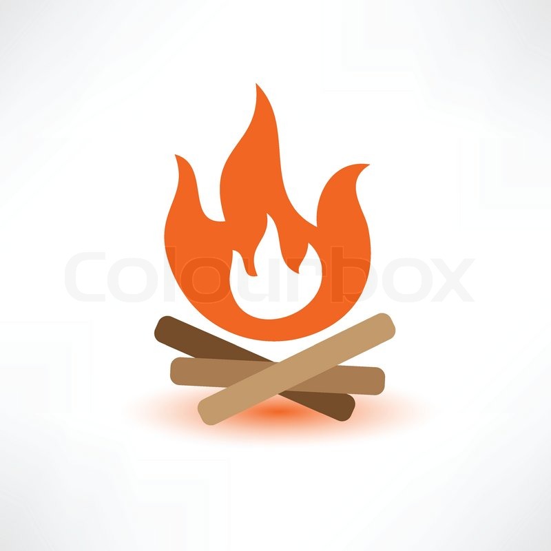 Farbige Lagerfeuer | Stock-Vektor | Colourbox